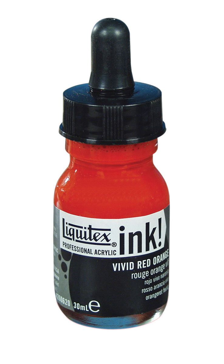 Liquitex Acrylic Ink - Vivid Red Orange 30ml