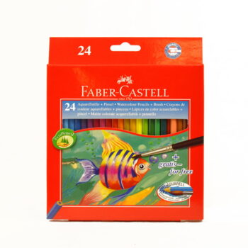 FABER CASTELL Student Watercolour Pencil Set of 24.