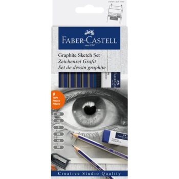 Faber Castell Graphite Sketch Set - Set of 8 pieces