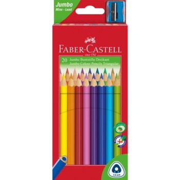 FABER CASTELL Junior Triangular Colouring Pencil - Box of 20