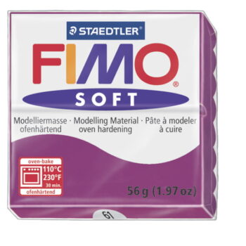 "PURPLE" (colour ref:61) 56g FIMO Soft