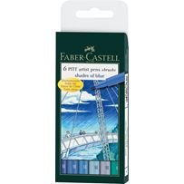 Faber Castell Manga 6 Pen Set - "Shades of Blue"