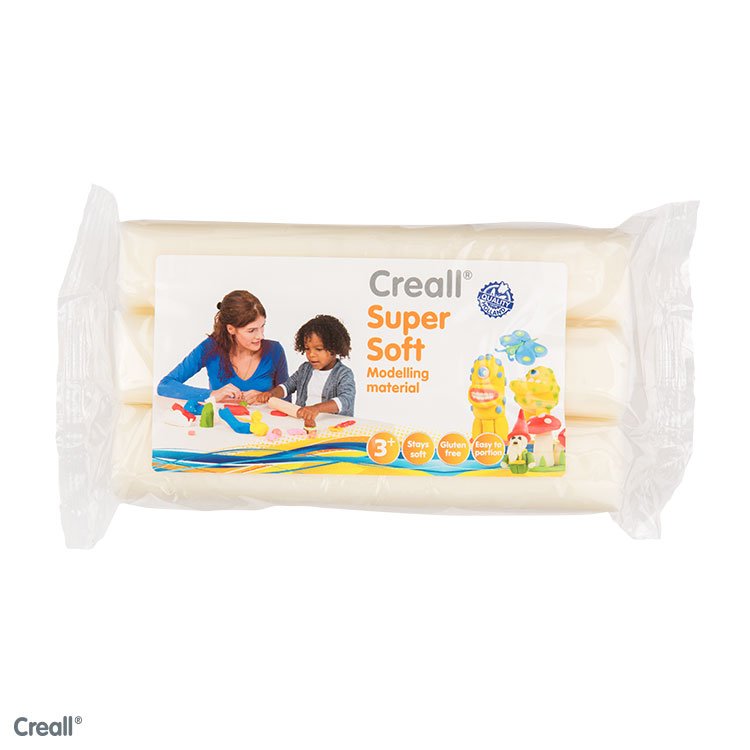 Creall SuperSoft Plasticine 500g - White