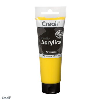 Creall Studio Acrylic Paint 120ml - Primary Yellow