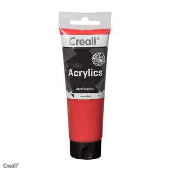 Creall Studio Acrylic Paint 120ml - Vermillion (Bright Red)
