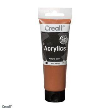 Creall Studio Acrylic Paint 120ml - Burnt Sienna
