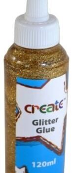 Glitter Glue - 120ml - Gold