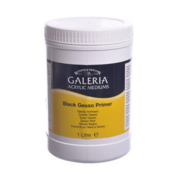 Galeria Acrylic Black Gesso - 1000ml