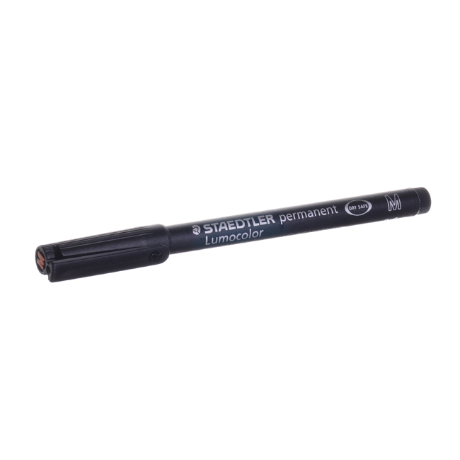Lumocolor Permanent Marker - "M" 1.0mm Black