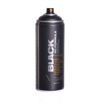 Montana "BLACK" 400ml Spray Paint - Black (9001)