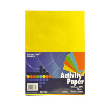 A4 Paper Asst'd Strong Colours - (Pack of 100)