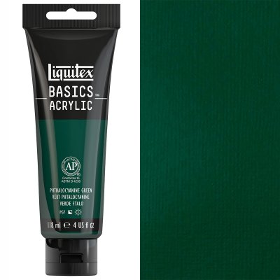 Liquitex BASICS Acrylic 118ml Phthalocyanine Green - 317