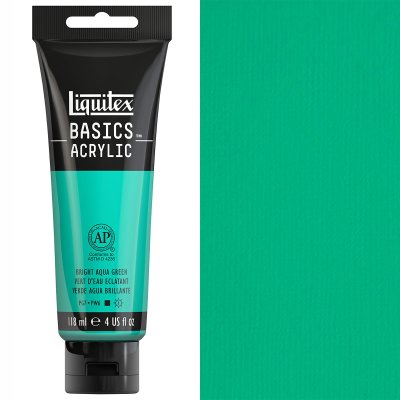 Liquitex BASICS Acrylic 118ml Bright Aqua Green - 660