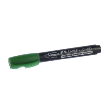 FABER CASTELL Permanent Marker - Chisel tip - Green