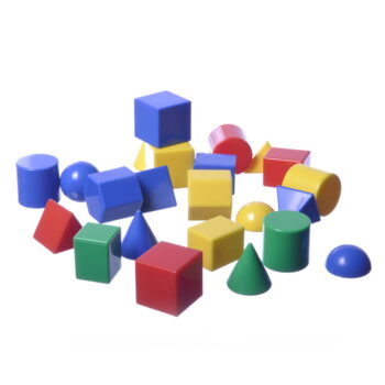 Mini 3D Maths Shapes - 40 pieces