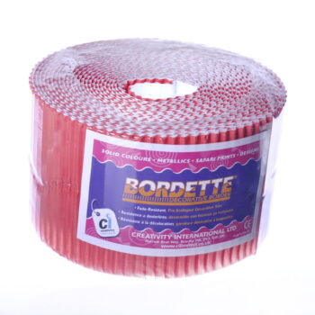 "Bordette" Corrugated Border - Red