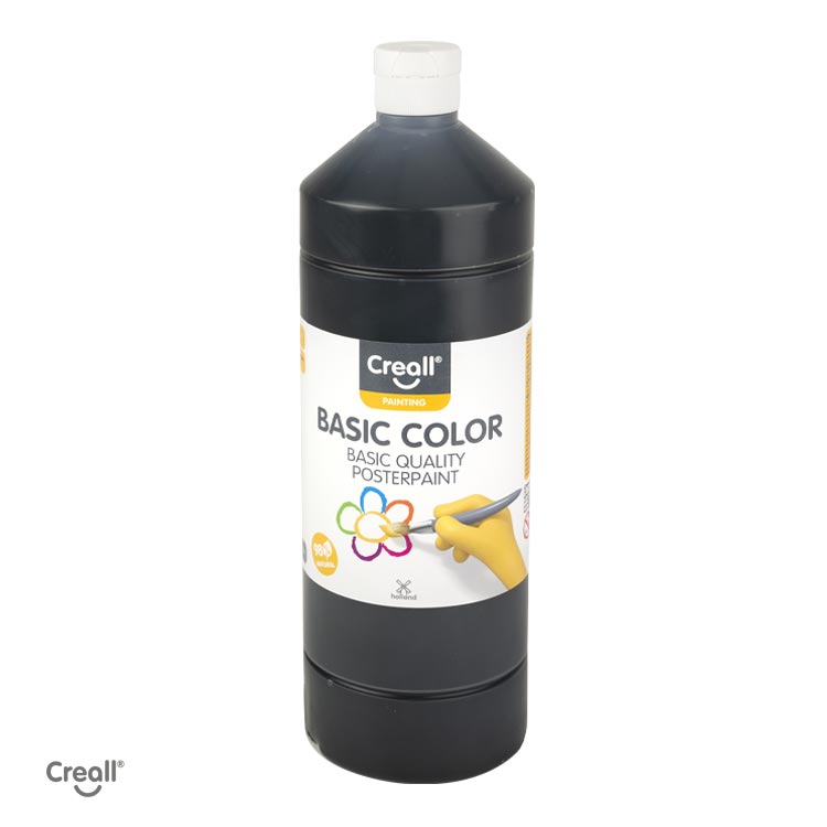 Creall Poster Paint 1000ml - Black