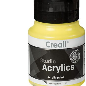 Creall Studio Acrylic Paint 500ml - Lemon Yellow