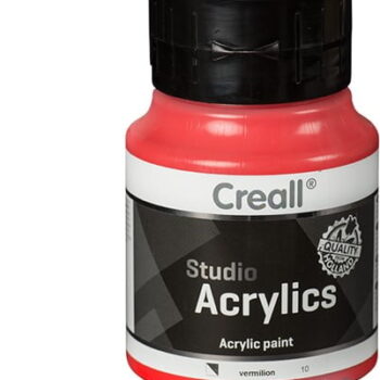 Creall Studio Acrylic Paint 500ml - Vermillion (Bright Red)