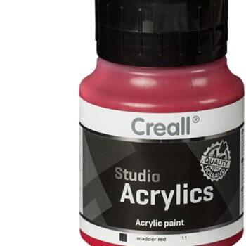 Creall Studio Acrylic Paint 500ml - Madder Red