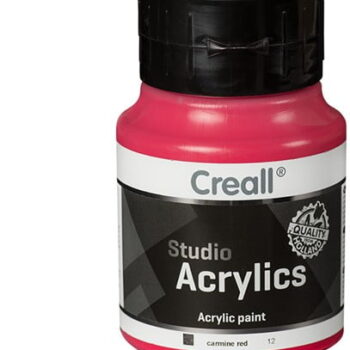 Creall Studio Acrylic Paint 500ml - Carmine Red