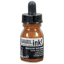 Liquitex Acrylic Ink - Iridescent Rich Bronze 30ml