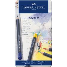Faber Castell "Goldfaber" Colouring Pencils - Set of 12 Tin set