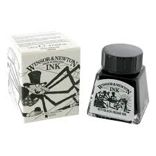 Winsor & Newton Drawing Ink -  Black Indian ink  14ml