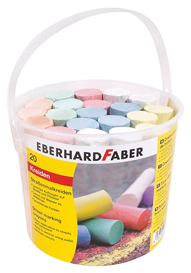 Sidewalk Giant Chalk - Tub of 20
