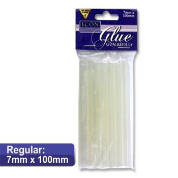 Refill 7mm Glue Sticks - Pack of 12 for Medium Glue Gun