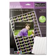 Printer Labels - 65 LABELS per sheet 38x21mm (25 sheets per pack)
