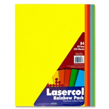 A4 Paper Asst'd Strong Colours - (Pack of 250)