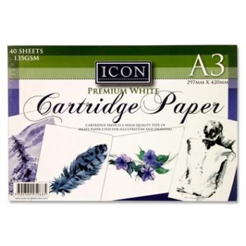 A3 Drawing Cartridge Paper 135g - Pack of 40 sheets