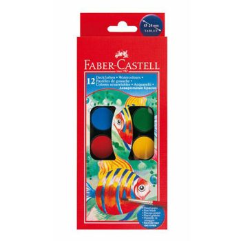 Faber Castell Watercolour 12 disc set