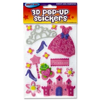 3D Foam Stickers - Princess 2