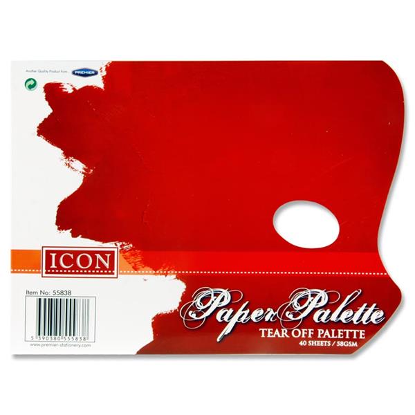Tear Off Disposable Palette - 40 Sheets