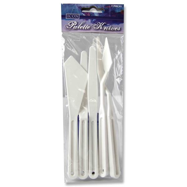 Plastic Palette Knives - Set of 5