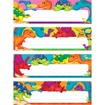 Desk Toppers (Name Plates) Pack of 36 - "Dino Mite Pals"