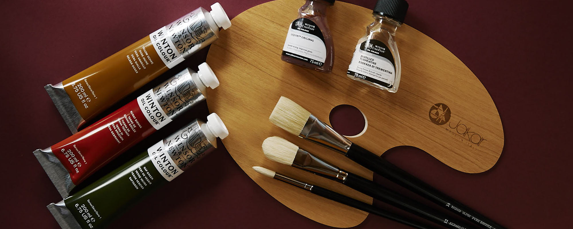 Oil painting supplies