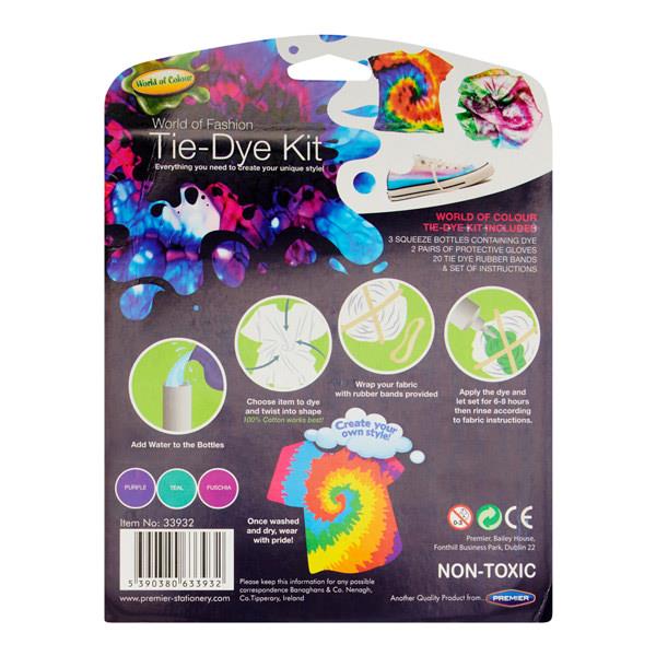 TIE-DYE KIT - Purple / Teal / Fuschia - Image 3