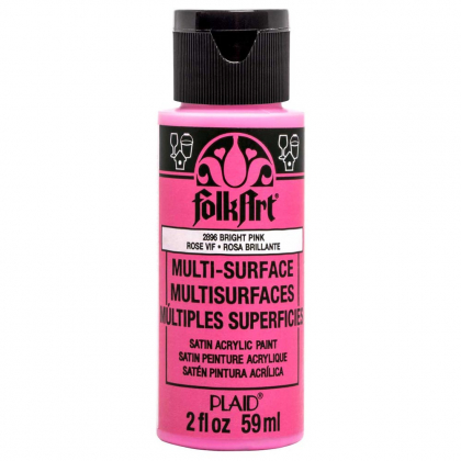 "Folk Art" Multi Surface Acrylic 59ml - Bright Pink (2896)
