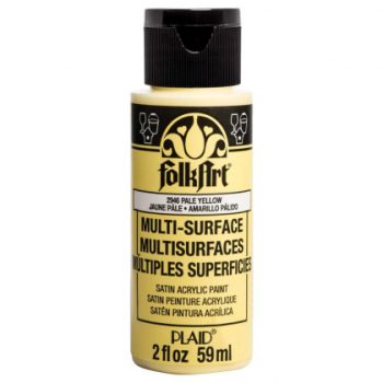 "Folk Art" Multi Surface Acrylic 59ml - Pale Yellow (2946)