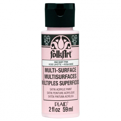 "Folk Art" Multi Surface Acrylic 59ml - Baby Pink (2940)