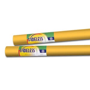 Fadeless Paper Rolls - 1.22m x 3.60m - Sunset Gold
