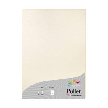 Pollen A4 Iridescent Ivory Card 210g - Pack of 25