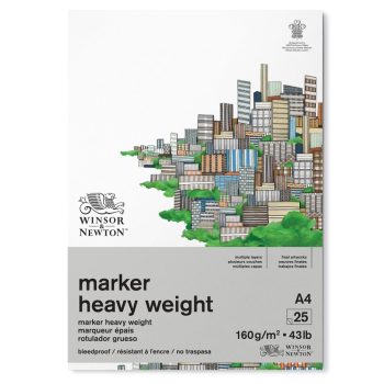 Winsor & Newton Heavy Weight Marker Pad 160gsm - A4