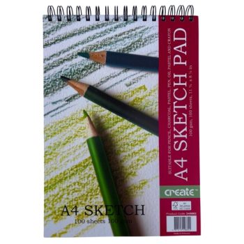 Create - A4 "Jumbo" Drawing Pad 100gsm 100 sheets