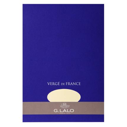 G.Lalo A4 Ivory Verge Laid Paper 100g - Pad of 50