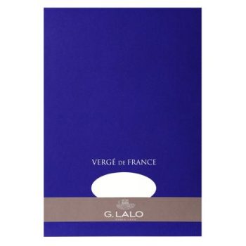G.Lalo A4 Extra White Verge Laid Paper 100g - Pad of 50