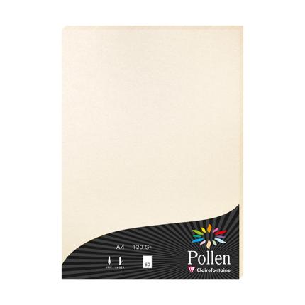 Pollen A4 Iridescent Ivory Paper 120g - Pack of 50